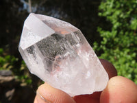 Natural Single Etched Clear Quartz Crystals  x 35 From Mpika, Zambia - Toprock Gemstones and Minerals 