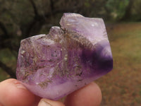 Polished Small Smokey Window Amethyst Crystals x 24 From Ankazobe, Madagascar - TopRock