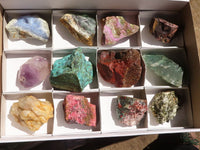 Natural Mixed Selection Of Rough Specimens  x 12 From Southern Africa