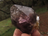 Polished Small Smokey Window Amethyst Crystals x 24 From Ankazobe, Madagascar - TopRock