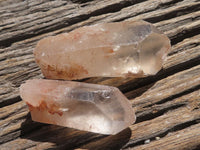 Natural Clear Intact Quartz Crystals  x 35 From Zambia - TopRock