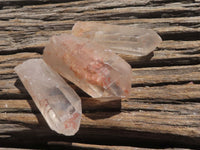 Natural Clear Intact Quartz Crystals  x 35 From Zambia - TopRock