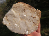 Natural Affordable Medium Sized White Quartz Clusters x 3 From Madagascar - TopRock