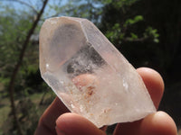 Natural Clear Intact Quartz Crystals  x 35 From Zambia - TopRock