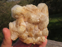 Natural Affordable Medium Sized White Quartz Clusters x 3 From Madagascar - TopRock