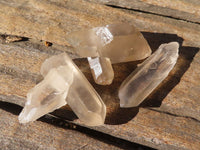 Natural Smokey Quartz Specimens With Tangerine Colouration  x 35 From Madagascar