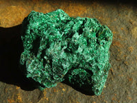 Natural Chatoyant Silky Malachite Specimens  x 6 From Congo