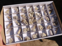 Natural White & Yellow Limonite Spirit Quartz Clusters  x 35 From Boekenhouthoek, South Africa - Toprock Gemstones and Minerals 