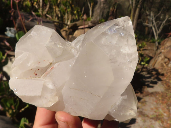 Polished Quartz Crystal Clusters x 2 From Angola