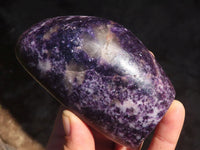 Polished Purple Lepidolite Free Forms  x 3 From Zimbabwe - Toprock Gemstones and Minerals 