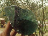 Polished Beautiful Watermelon Fluorite Pieces  x 4 From Uis, Namibia - TopRock