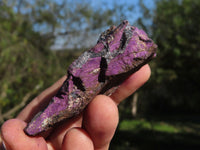 Natural Rare Metallic Purpurite Cobbed Specimens  x 12 From Erongo, Namibia - TopRock
