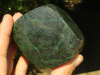 Polished Green Verdite Free Forms  x 3 From Zimbabwe - Toprock Gemstones and Minerals 