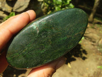 Polished Green Verdite Free Forms  x 3 From Zimbabwe - Toprock Gemstones and Minerals 