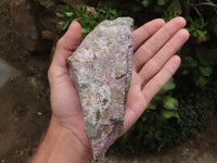 Natural Stichtite & Serpentine Standing Free Forms With Silky Purple Threads  x 6 From Boekenhouthoek, South Africa - TopRock