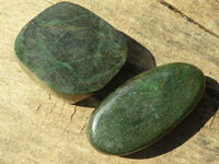 Polished Green Verdite Free Forms  x 3 From Zimbabwe - Toprock Gemstones and Minerals 