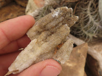 Natural Drusy Quartz Coated Calcite Pseudomorph Specimens  x 35 From Alberts Mountain, Lesotho - TopRock