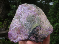 Natural Stichtite & Serpentine Standing Free Forms With Silky Purple Threads  x 6 From Boekenhouthoek, South Africa - TopRock