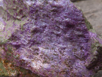 Natural Stichtite & Serpentine Standing Free Forms With Silky Purple Threads  x 6 From Boekenhouthoek, South Africa - TopRock