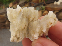 Natural Drusy Quartz Coated Calcite Pseudomorph Specimens  x 35 From Alberts Mountain, Lesotho - TopRock