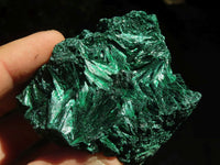 Natural Chatoyant Silky Malachite Specimens  x 6 From Kasompe, Congo - TopRock