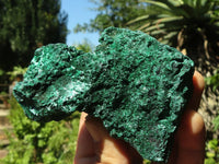 Natural Chatoyant Silky Malachite Specimens  x 6 From Kasompe, Congo - TopRock