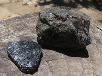 Natural Rough Alluvial Black Tourmaline Schorl Specimens  x 2 Kg Lot From Zimbabwe - TopRock