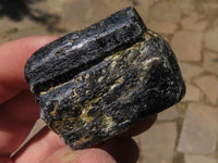 Natural Rough Alluvial Black Tourmaline Schorl Specimens  x 2 Kg Lot From Zimbabwe - TopRock