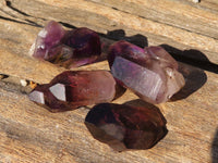 Natural Window Amethyst Crystals  x 70 From Chiredzi, Zimbabwe