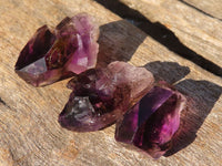 Natural Window Amethyst Crystals  x 70 From Chiredzi, Zimbabwe