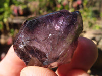 Natural Smokey Amethyst Crystals  x 12 From Chiredzi, Zimbabwe