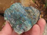 Natural Rough Blue Shattuckite Specimens  x 13 From Kaokoveld, Namibia - TopRock