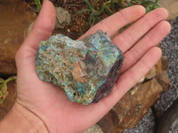 Natural Rough Blue Shattuckite Specimens  x 13 From Kaokoveld, Namibia - TopRock