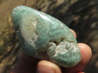 Polished Green Mtorolite Free Form Palm Stones  x 20 From Zimbabwe - TopRock