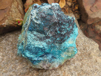 Natural Rough Blue Shattuckite Specimens  x 13 From Kaokoveld, Namibia - TopRock