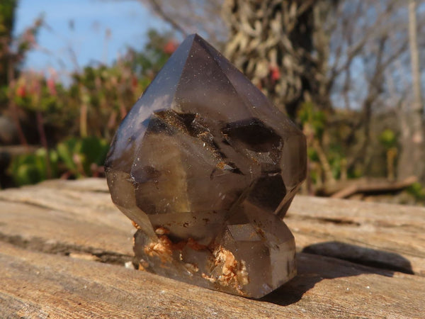 Polished Mixed Smokey Quartz Points x 6 From Madagascar