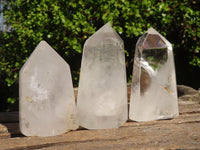 Polished Clear Quartz Points  x 6 From Madagascar - Toprock Gemstones and Minerals 