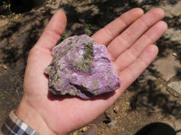 Natural Rough Stichtite & Serpentine Specimens  x 12 From Barberton, South Africa - TopRock