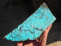 Natural Silica Chrysocolla On Dolomite Matrix Specimens x 2 From Congo