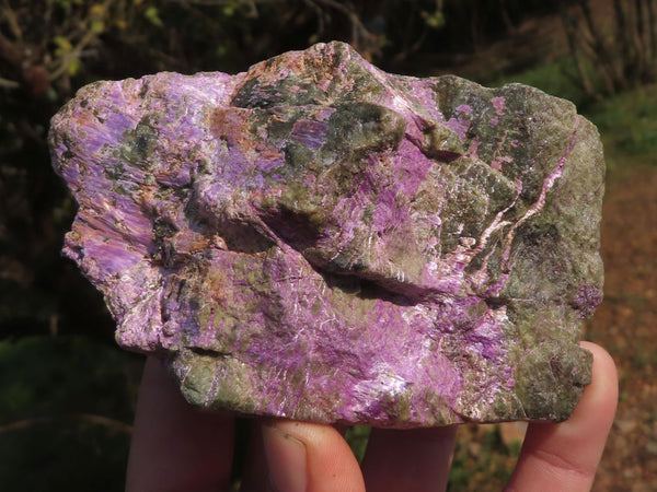 Natural Purple Stichtite With Green Serpentine Specimens (Atlantisite) x 6 From Barberton, South Africa - TopRock