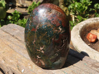 Polished Red Jasper Standing Free Forms  x 3 From Madagascar - Toprock Gemstones and Minerals 