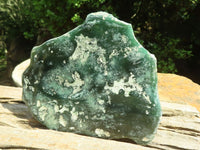 Polished Green Mtorolite / Emerald Chrome Chrysoprase Plates  x 2 From Mutorashanga, Zimbabwe - TopRock