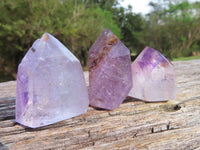 Polished Small Dream Amethyst Quartz Crystals x 20 From Ankazobe, Madagascar - TopRock