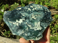 Polished Green Mtorolite / Emerald Chrome Chrysoprase Plates  x 2 From Mutorashanga, Zimbabwe - TopRock