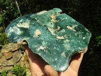 Polished Green Mtorolite / Emerald Chrome Chrysoprase Plates  x 2 From Mutorashanga, Zimbabwe - TopRock