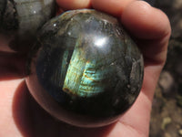 Polished Labradorite Spheres With Nice Subtle Flash x 6 From Tulear, Madagascar - TopRock