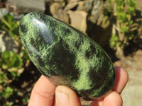 Polished Leopard Stone Free Forms  x 6 From Inyanga, Zimbabwe