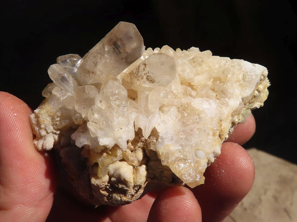 Natural Mixed Selection Of Quartz Brandberg Crystal Formations x 6 From Brandberg, Namibia