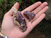 Natural Conglomerate Amethyst Clusters (Man Made) x 19 From Zimbabwe - TopRock