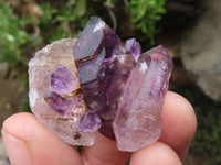 Natural Conglomerate Amethyst Clusters (Man Made) x 19 From Zimbabwe - TopRock